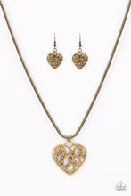 Load image into Gallery viewer, FILIGREE Your Heart With Love - Brass
