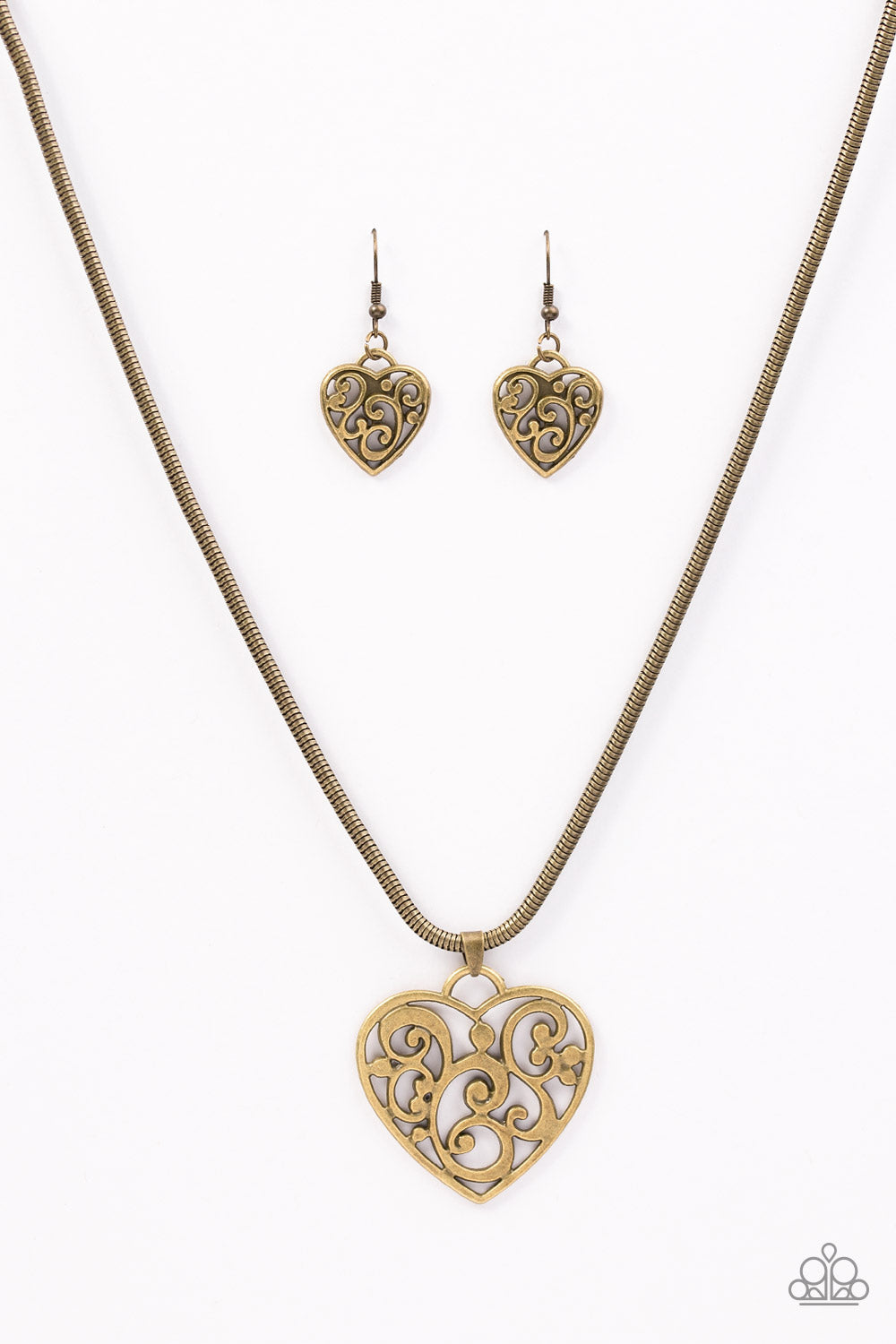 FILIGREE Your Heart With Love - Brass